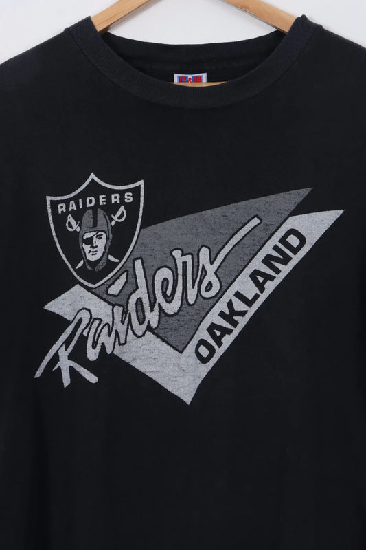 Oakland Raiders NFL Pro Sport Graphic Logo Tee (XL) Vintage Sole Melbourne