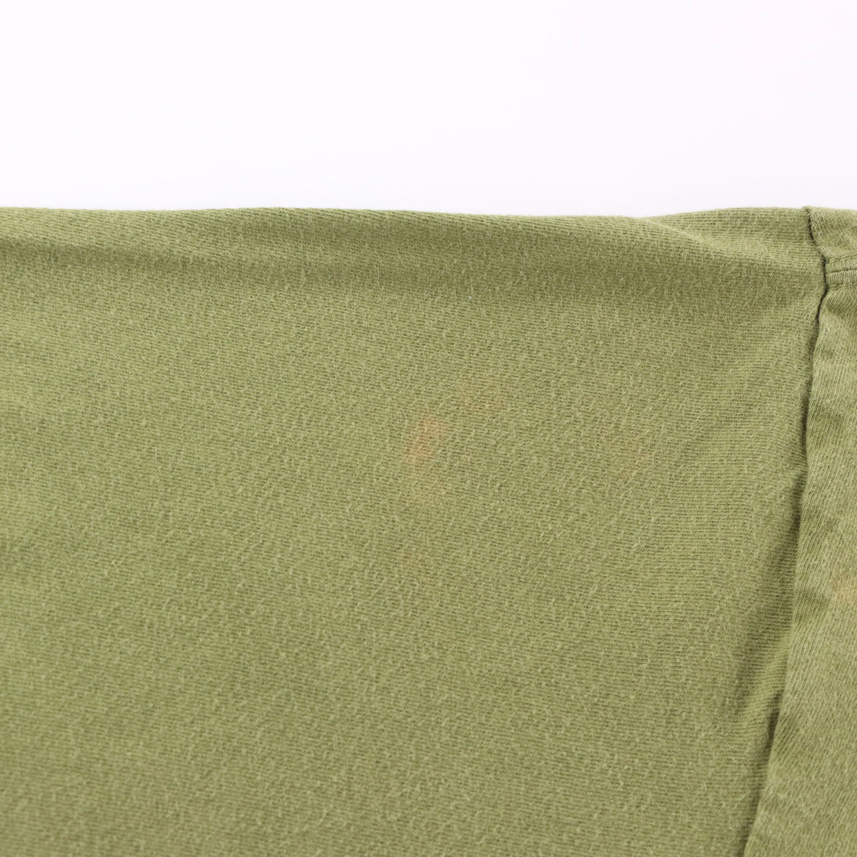 NIKE Khaki Green & White Embroidered Swoosh Logo Tee (L) Vintage Sole Melbourne