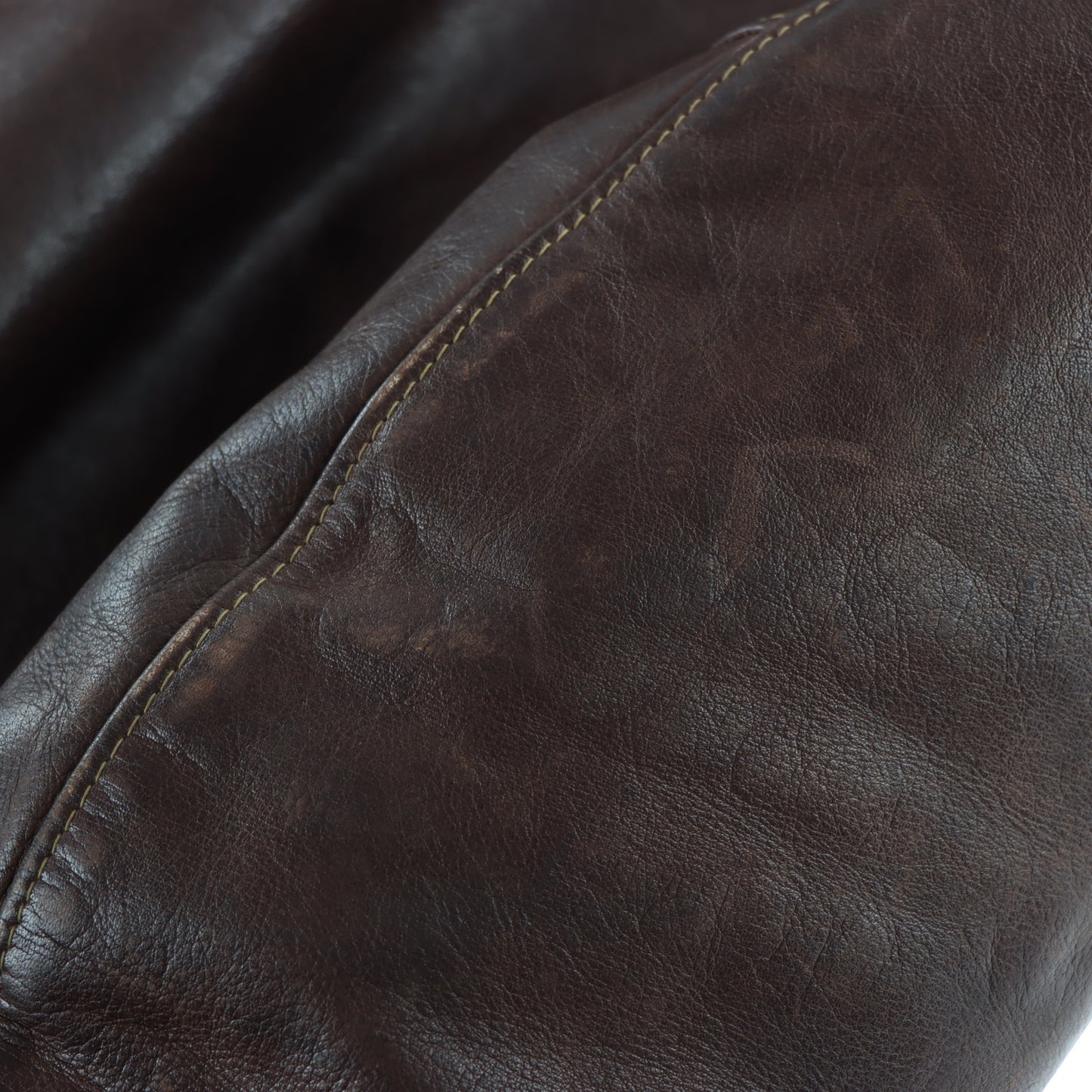 Vintage SCHOTT 70s Brown Leather Flight Jacket IS-674-MS (L)