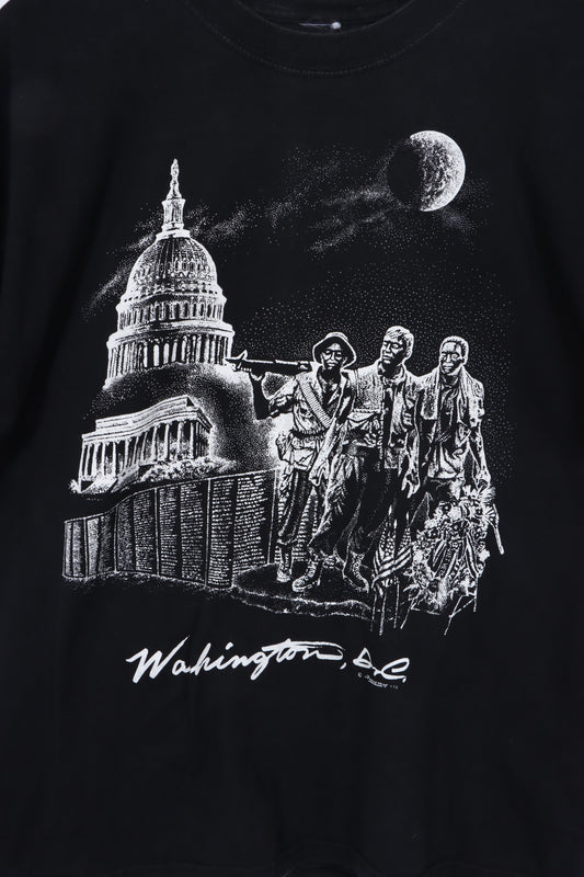 VINTAGE Washington DC Vietnam Memorial Boxy Tee (L)
