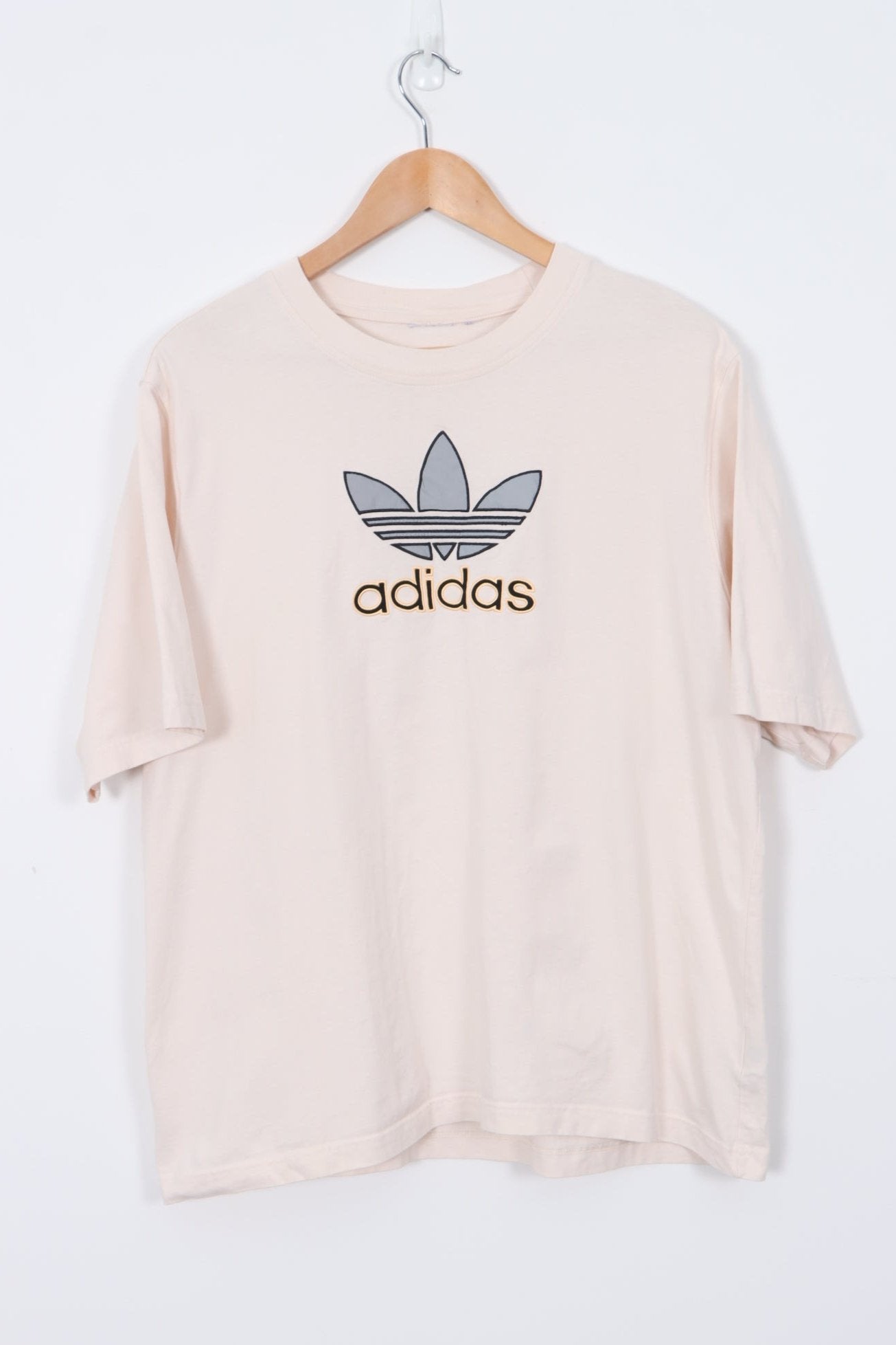 ADIDAS Originals Reflective Trefoil Logo Tee (L)