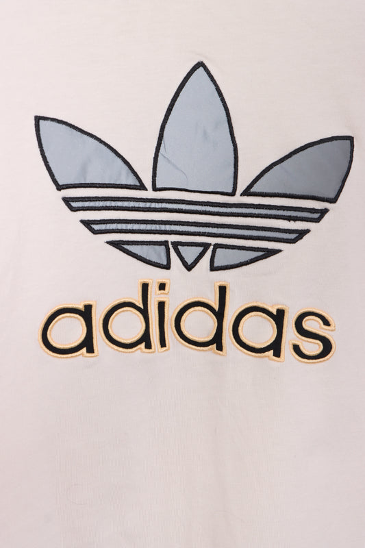 ADIDAS Originals Reflective Trefoil Logo Tee (L)