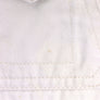 Long White Cotton Workwear Overalls (S)
