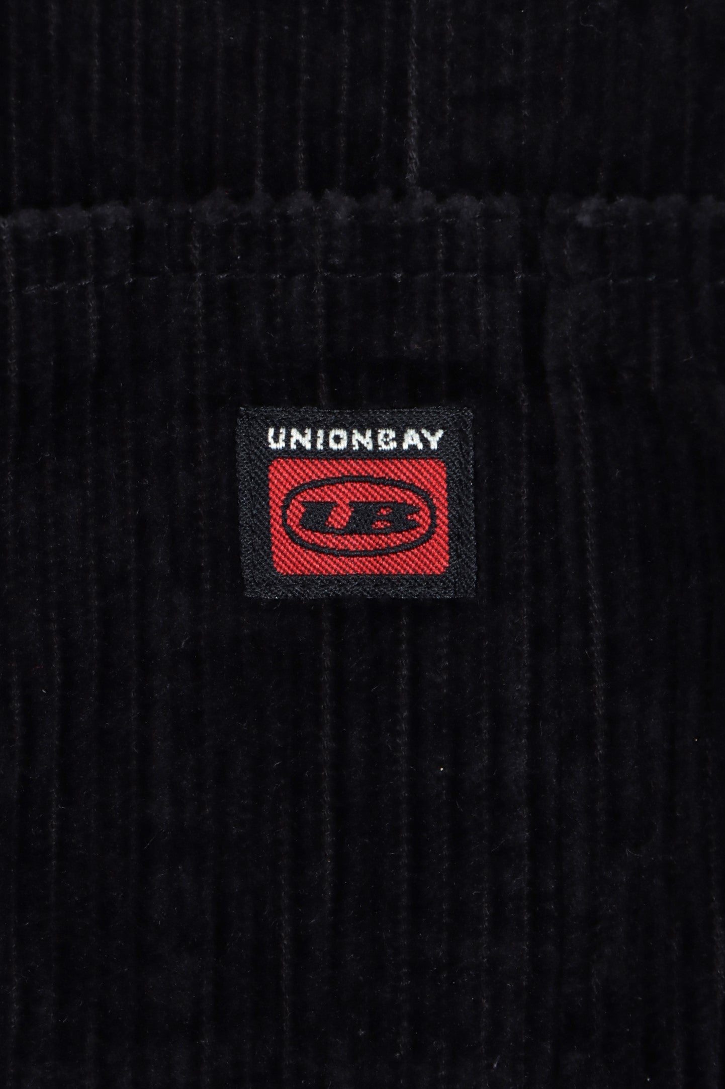 UNION BAY Black Corduroy Long Workwear Overalls (M)