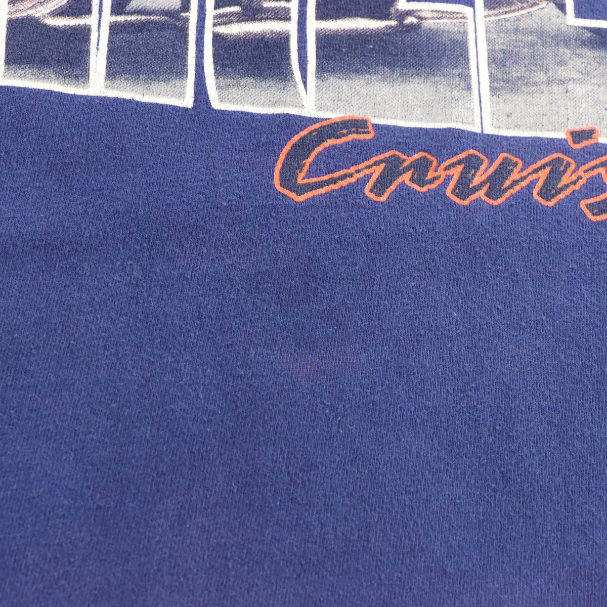 Vintage HARLEY DAVIDSON Cruisin California Glitter Graphic Navy Long Sleeve Tee USA Made (XL TALL) Vintage Sole Melbourne