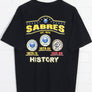 NHL Buffalo Sabres Championship History Front Back T-Shirt (M-L)