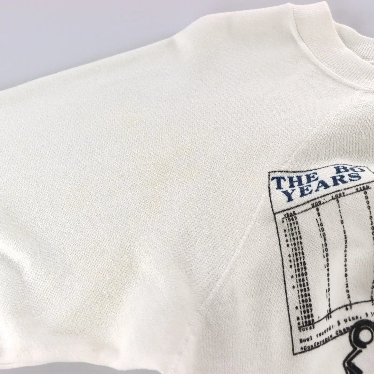 MICHIGAN STATE Bo Legends Puff Print College Football Sweatshirt (M) Vintage Sole