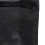 CHRISTIAN LOUBOUTIN Black Patent Leather 'Pigalle' Spike Clutch France Made