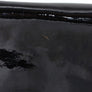 CHRISTIAN LOUBOUTIN Black Patent Leather 'Pigalle' Spike Clutch France Made