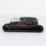 CHRISTIAN LOUBOUTIN Black Patent Leather 'Pigalle' Spike Clutch France Made