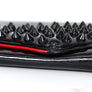 CHRISTIAN LOUBOUTIN Black Patent Leather 'Pigalle' Spike Clutch France Made