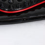 CHRISTIAN LOUBOUTIN Black Patent Leather 'Pigalle' Spike Clutch France Made