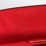 CHRISTIAN LOUBOUTIN Black Patent Leather 'Pigalle' Spike Clutch France Made