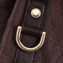 GUCCI 'Guccissima' Abbey Brown Leather Tote Bag