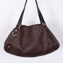 GUCCI 'Guccissima' Abbey Brown Leather Tote Bag