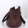 GUCCI 'Guccissima' Abbey Brown Leather Tote Bag