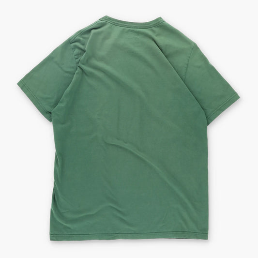 NIKE Embroidered Swoosh Logo Standard Fit Green T-Shirt (L) Vintage Sole Melbourne