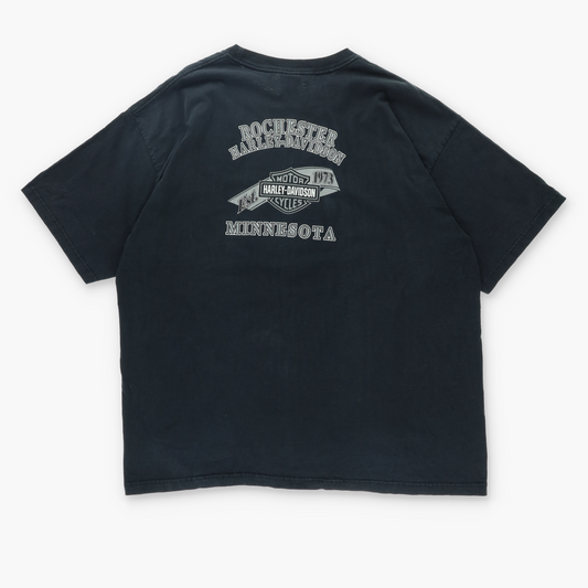 HARLEY DAVIDSON Rochester Minnesota Black T-Shirt (XXL)