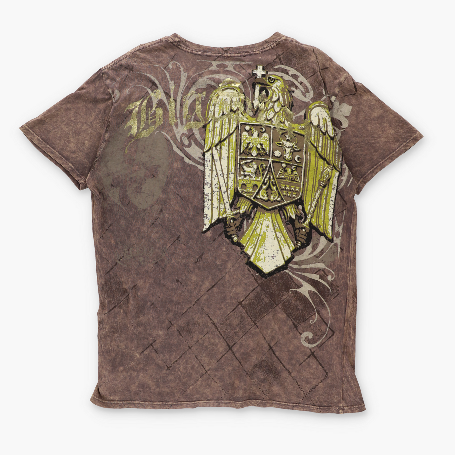 BIG STAR Large Embellished Graphic Y2K USA Made T-Shirt (L)