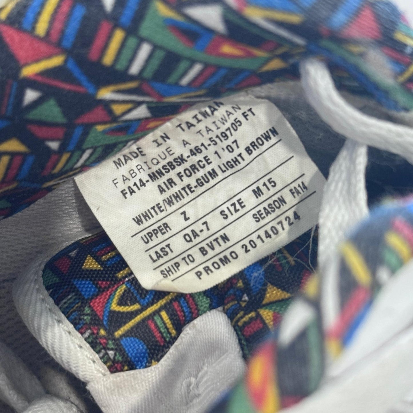 NIKE Air Force 1 'Urban Jungle / World Basketball Promo' SAMPLE Sneakers (15)