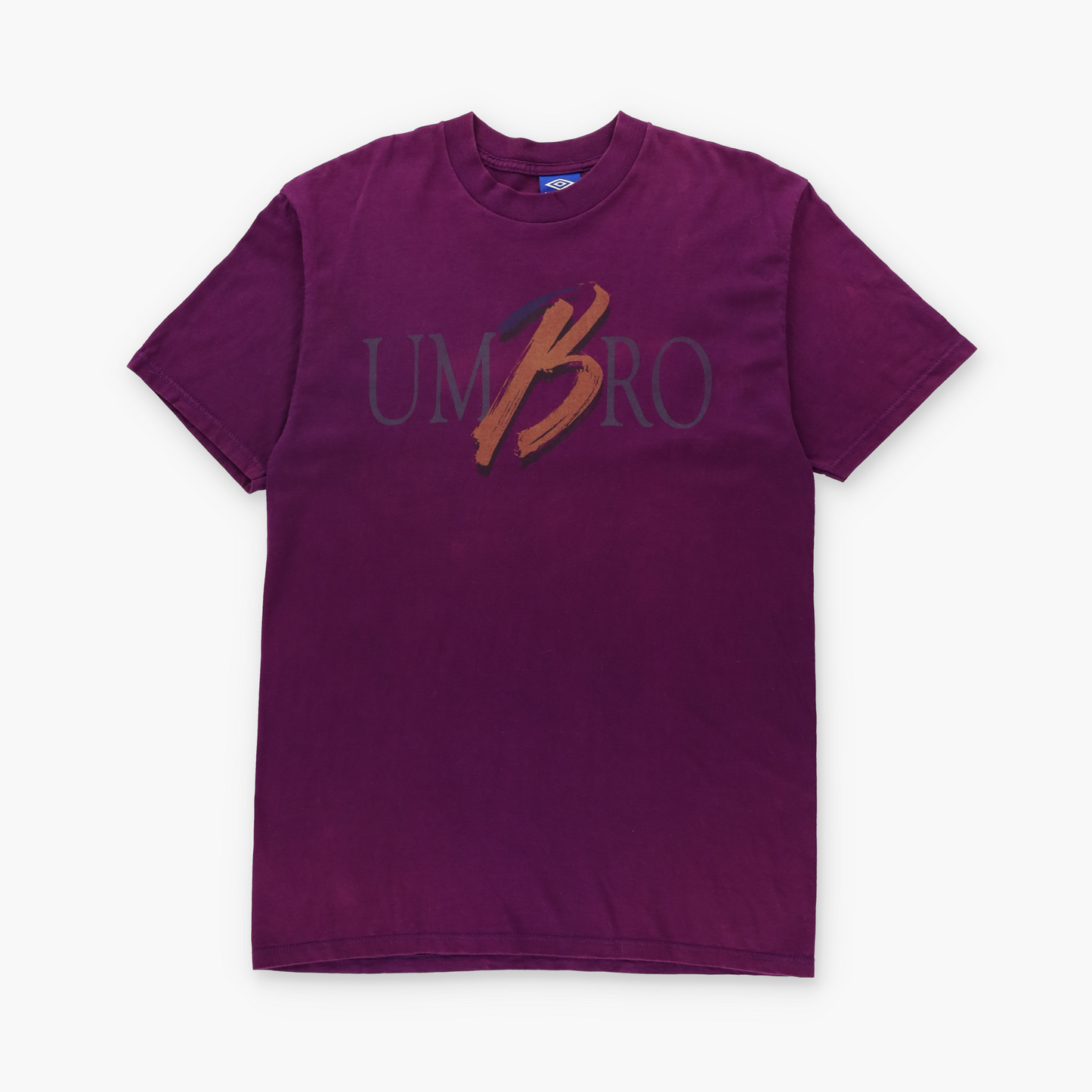 UMBRO Maroon Retro Style USA Made Tee (L TALL)