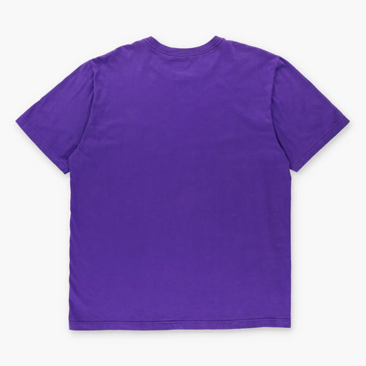 NIKE Purple & Yellow Regular Fit Embroidered Swoosh Logo Tee (XL-XXL) Vintage Sole Melbourne