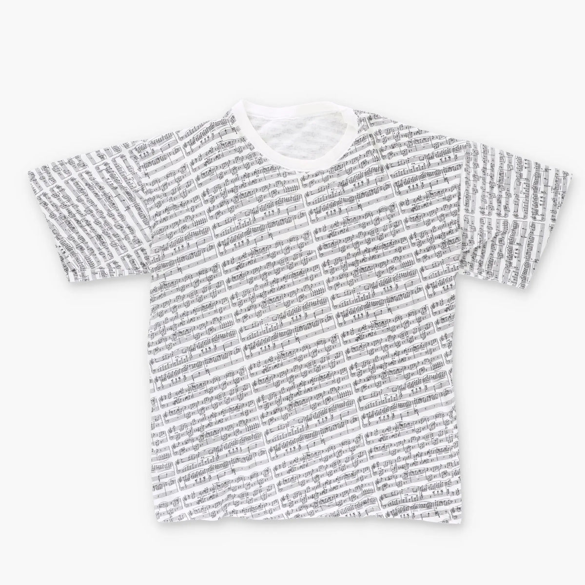 ALBERT ELOVITZ Sheet Music Graphic T-Shirt (M) Vintage Sole Melbourne