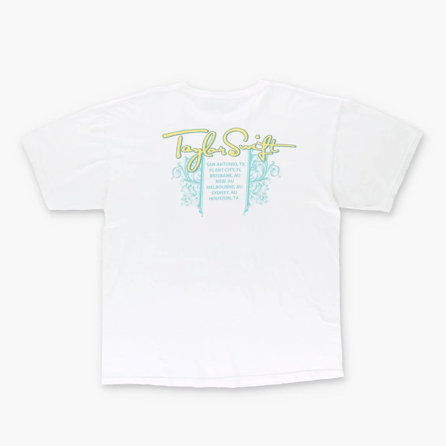 Taylor Swift 2010 Tour 'Speak Now' Tour T-Shirt (L-XL) Vintage Sole Melbourne