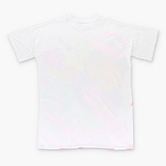 Garfield 'Go Man Go!' Rock & Roll Graphic T-Shirt (L-XL)