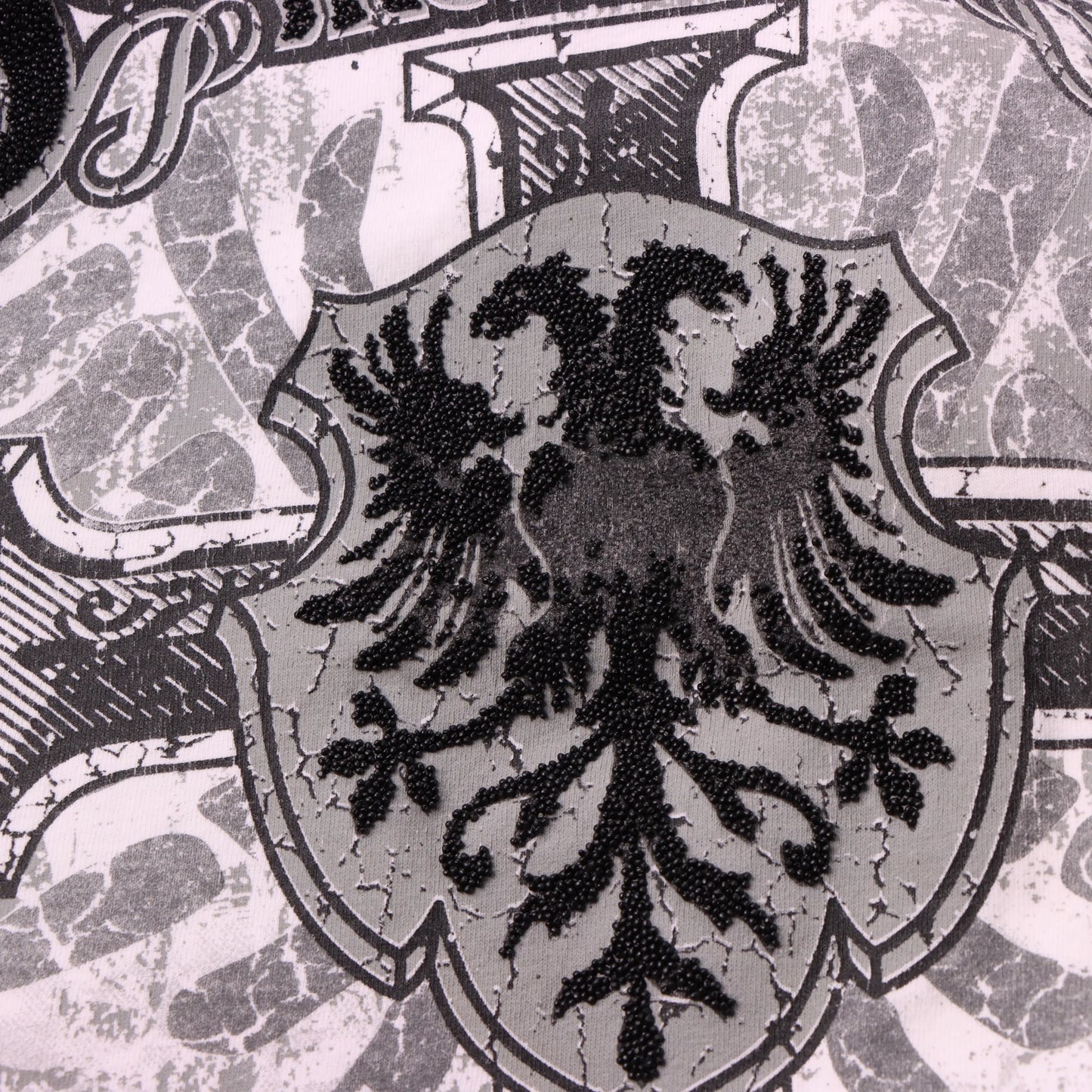 SOUTHPOLE Y2K All Over Print Beaded Logo Cross T-Shirt (XL) Vintage Sole Melbourne