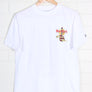 HARD ROCK CAFE Barcelona Statue Guitar Graphic Front Back Tee (S-M)
