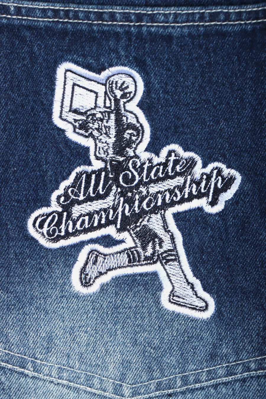 FNF All State Championship Basketball Patches Jeans (36x32)