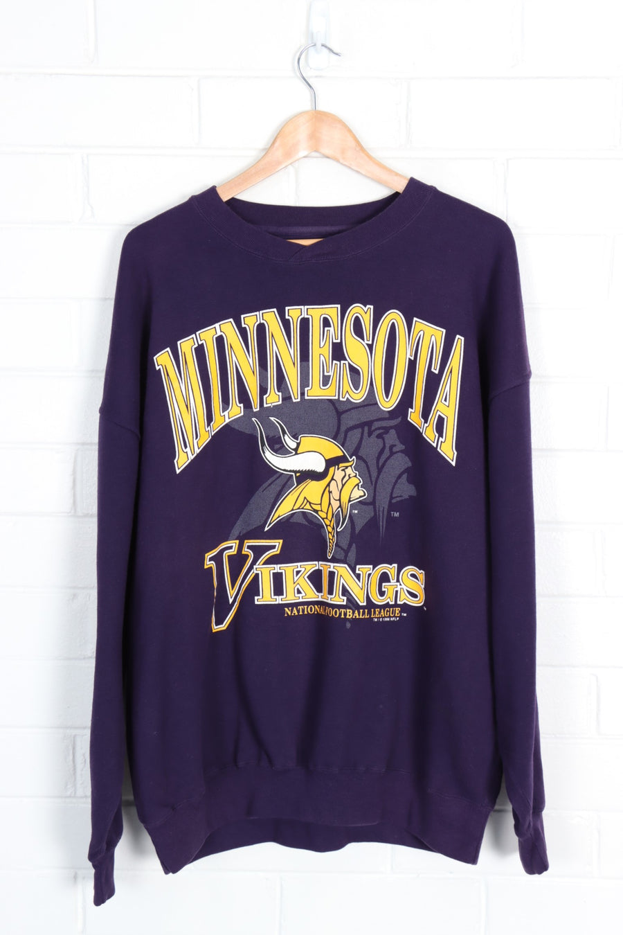 NFL 1996 Minnesota Vikings V-Neck Sweatshirt (XXL)