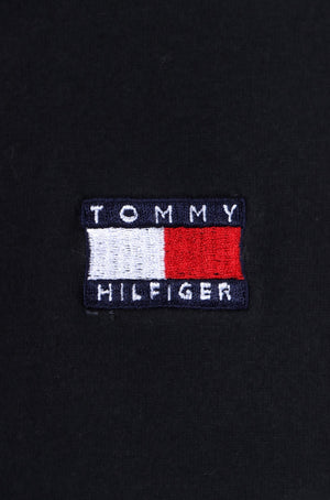 Tommy Hilfiger BOOTLEG Embroidered Box Logo Single Stitch Tee (M) - Vintage Sole Melbourne