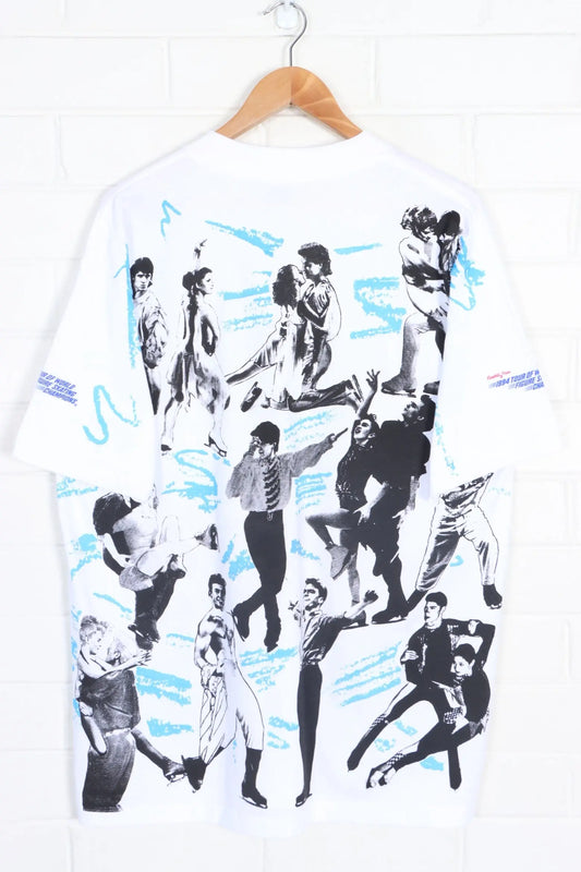 Tour of World 1994 Figure Skating Champions AOP T-Shirt USA Made (XL) - Vintage Sole Melbourne
