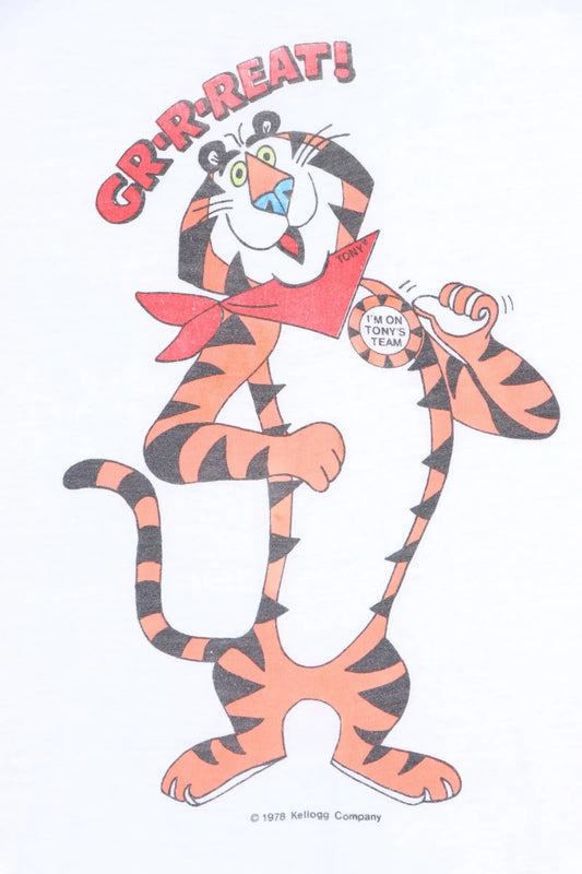 Vintage 1978 Kellogg's Tony the Tiger Single Stitch T-Shirt (S-M) - Vintage Sole Melbourne