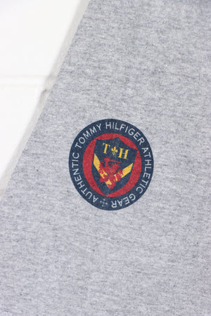 TOMMY HILFIGER Athletic Gear Front Back Spell Out Tee USA Made (XL) - Vintage Sole Melbourne