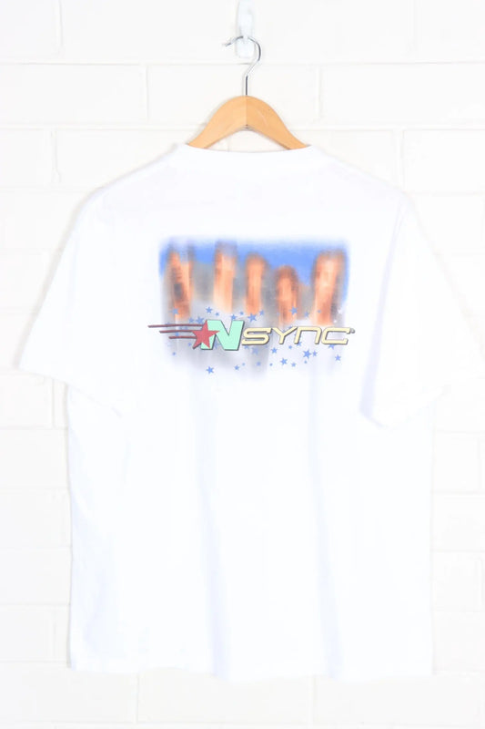 NSYNC 90s Colourful Front & Back Music Band Tee (L) - Vintage Sole Melbourne