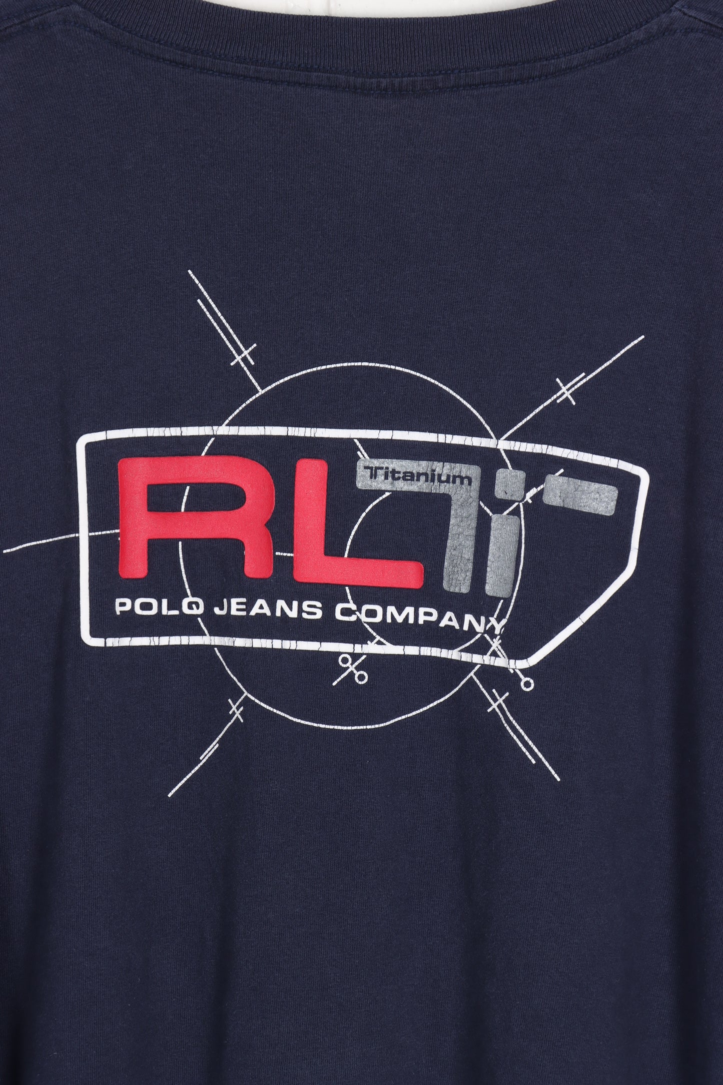 POLO JEANS RALPH LAUREN Titanium USA Made Long Sleeve T-Shirt (XL) - Vintage Sole Melbourne