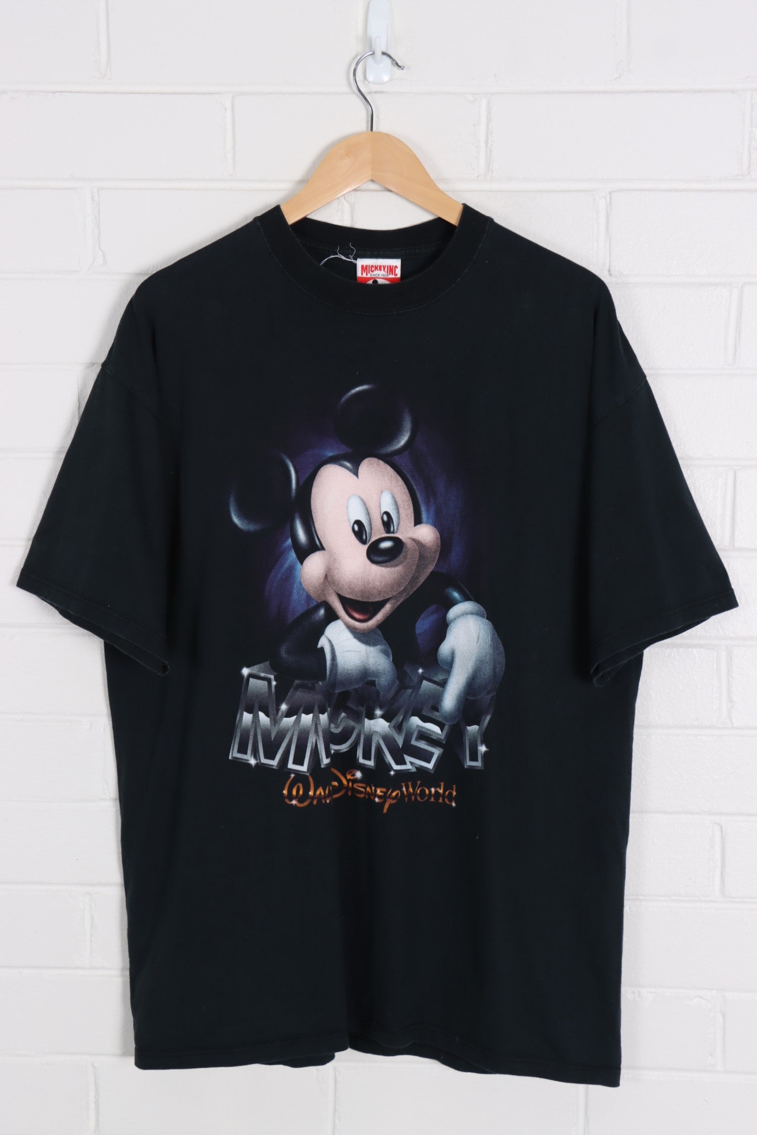 Walt DISNEY World Large Mickey Mouse Print Tee XL