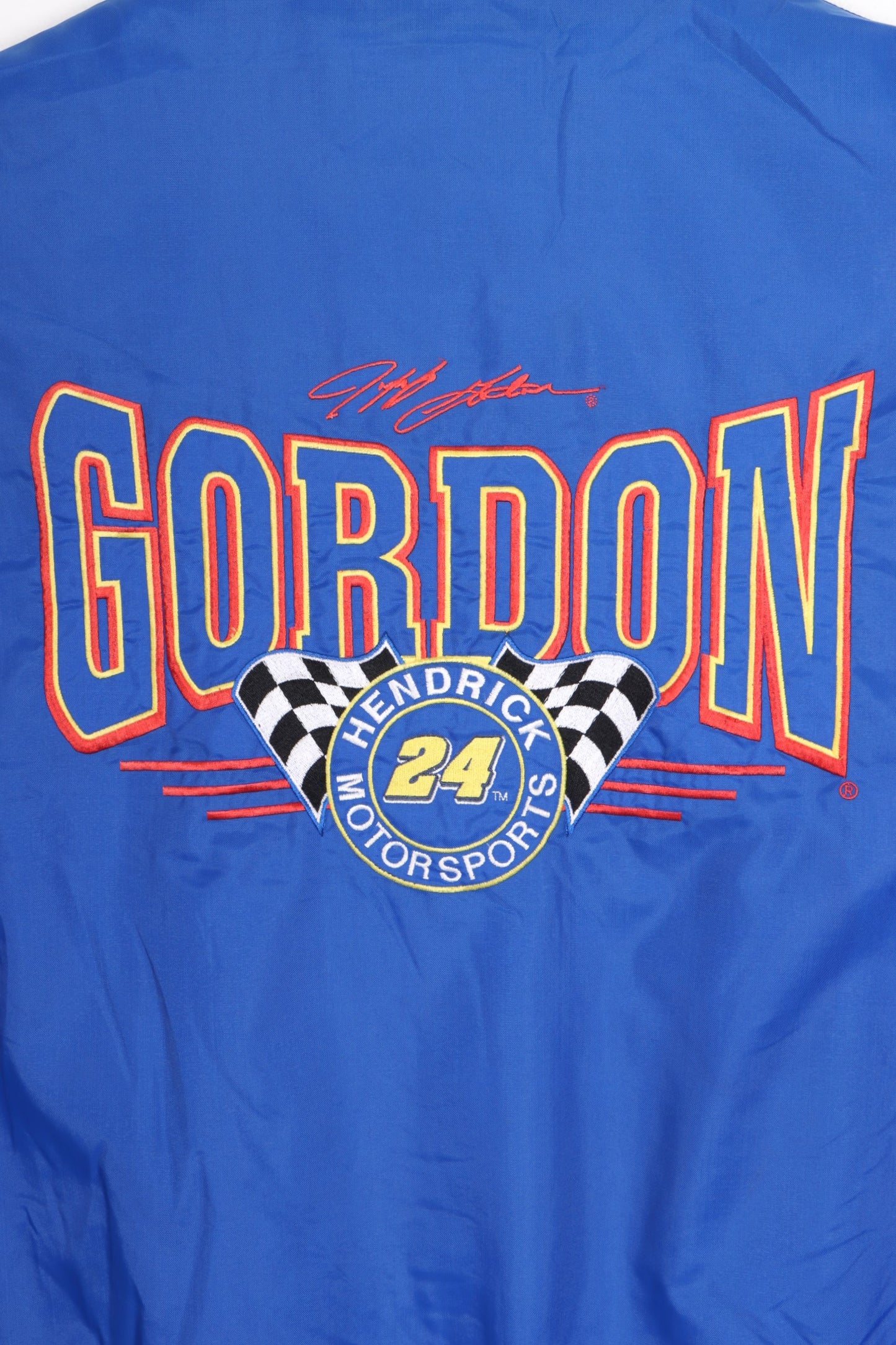 NASCAR Jeff Gordon #24 Dupont NUTMEG Padded Windbreaker Jacket (XL) - Vintage Sole Melbourne