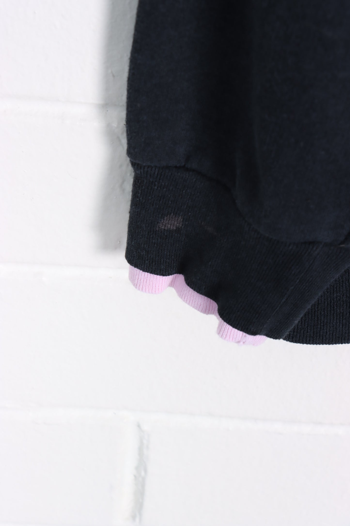 Vintage 1986 Black Cat Eyes Double Crew Neck Sweatshirt (XL) - Vintage Sole Melbourne