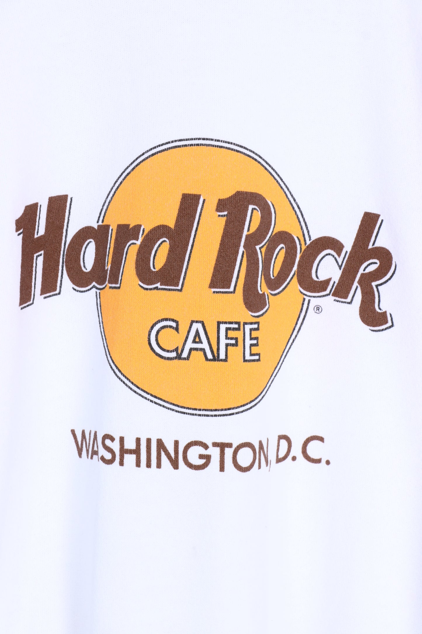 HARD ROCK CAFE 80s Washington DC Sweatshirt USA Made (XL) - Vintage Sole Melbourne