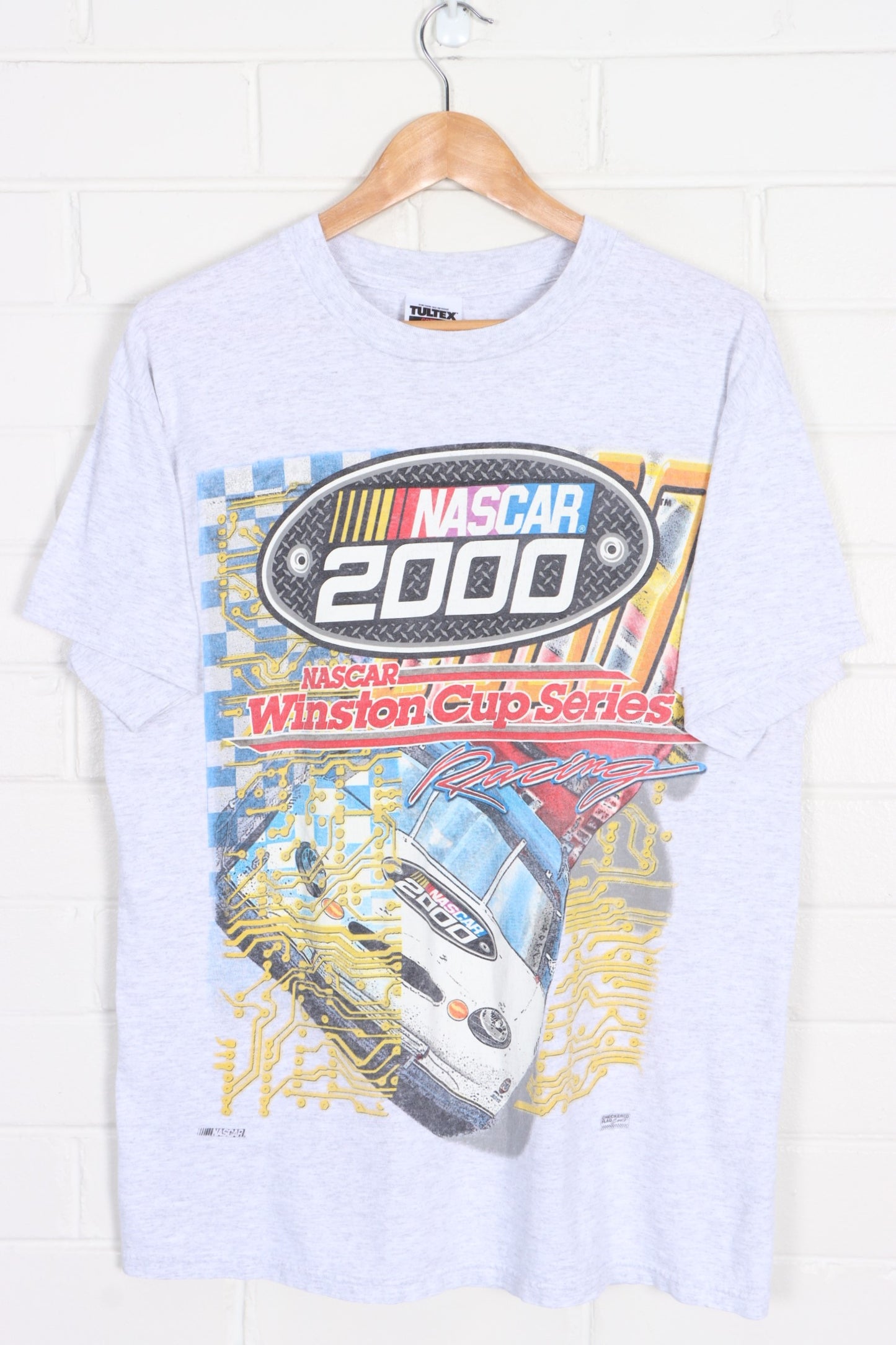 NASCAR Winston Cup 2000 Front Back T-Shirt (L) - Vintage Sole Melbourne