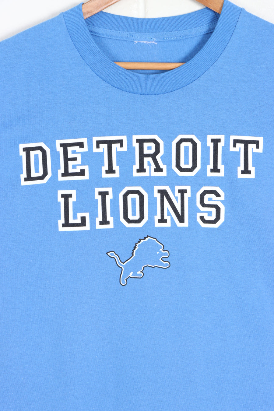 NFL Detroit Lions Logo Spell Out T-Shirt (XL) - Vintage Sole Melbourne
