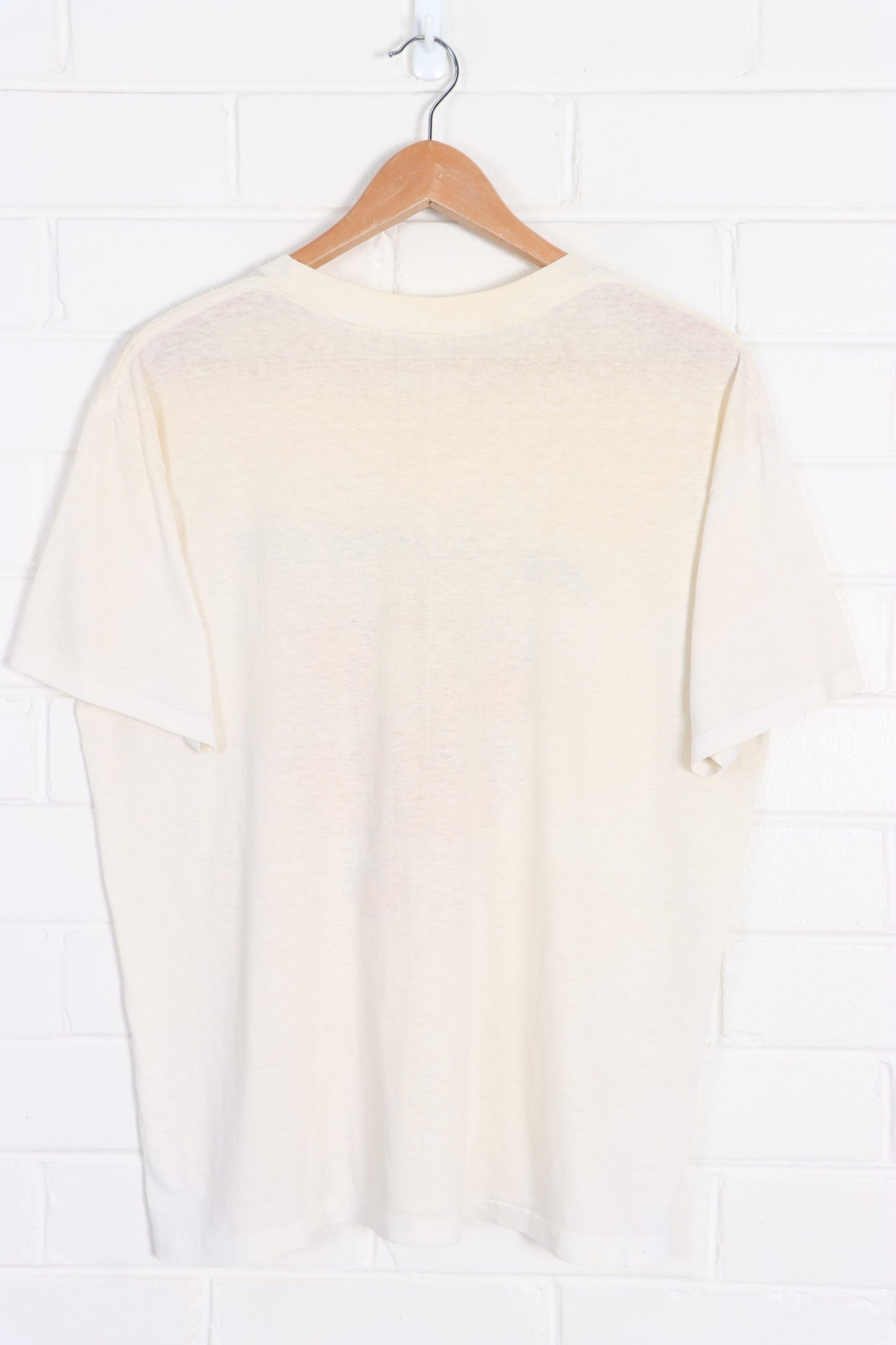 Garfield "Just Hangin' Out" 1978 Paper Thin Single Stitch T-Shirt (M) - Vintage Sole Melbourne