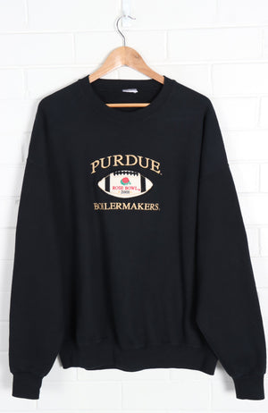 Rose Bowl 2001 Purdue Boilermakers College Football Sweatshirt (XXL)