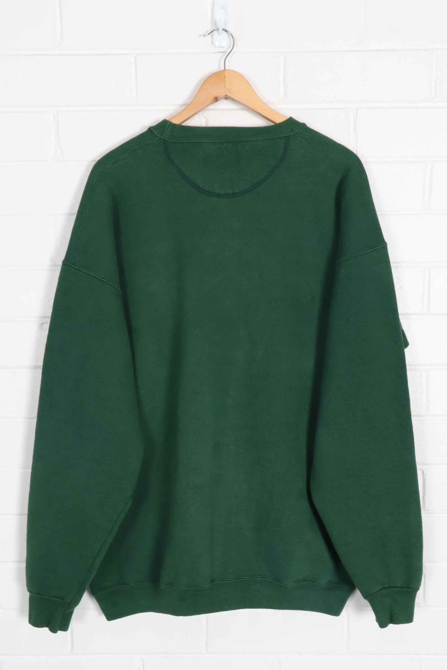 Michigan State University MSU Music Treble Clef Logo Sweatshirt USA Made (XXL) - Vintage Sole Melbourne