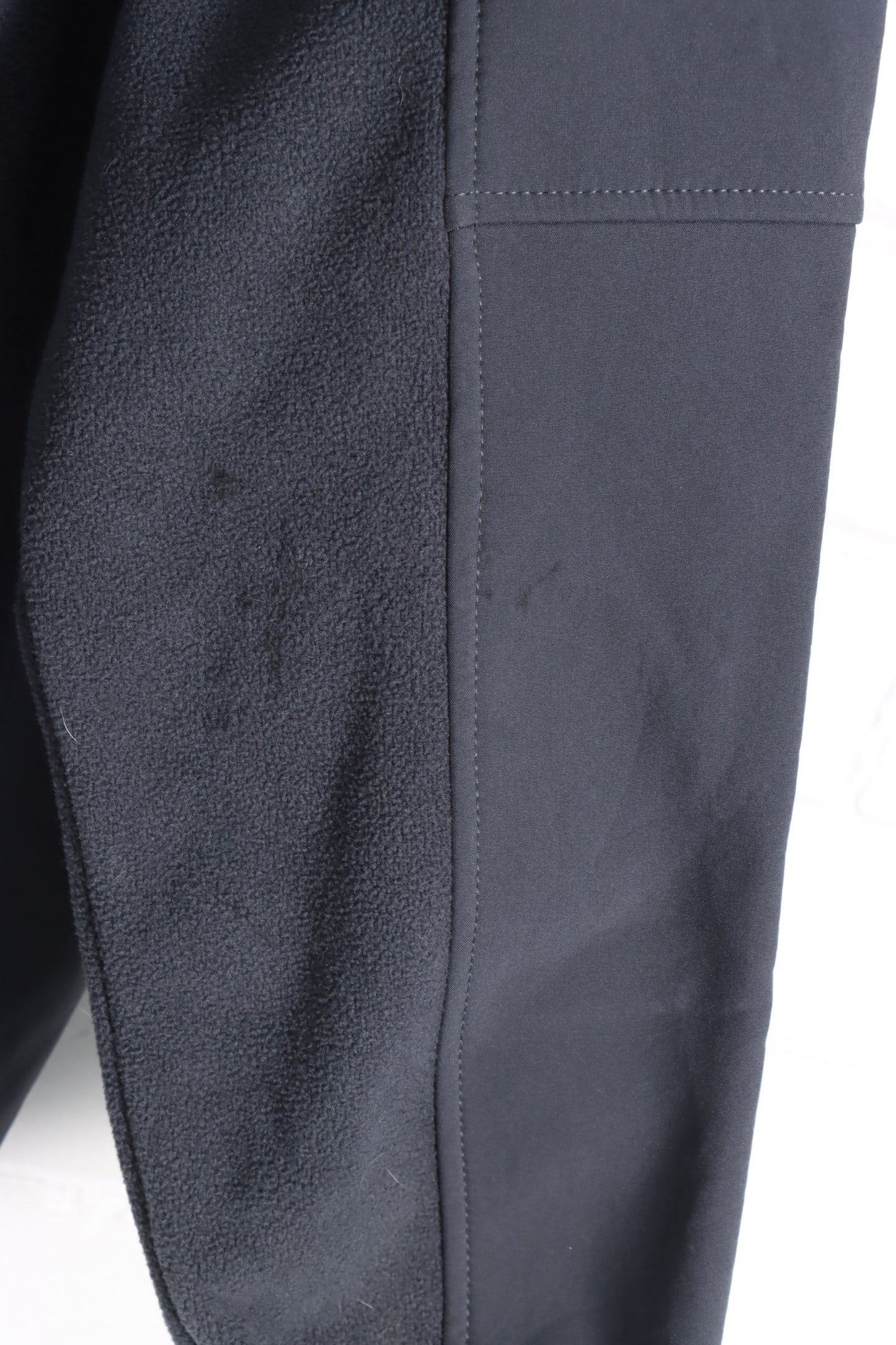 REEBOK Dark Grey Panel Zip Up Fleece (L) - Vintage Sole Melbourne