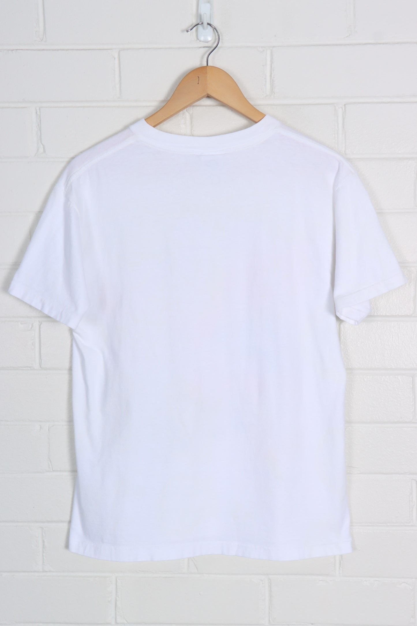 1993 Vintage Rainbow Clown Fish Santa Barbra Single Stitch Tee (M) - Vintage Sole Melbourne